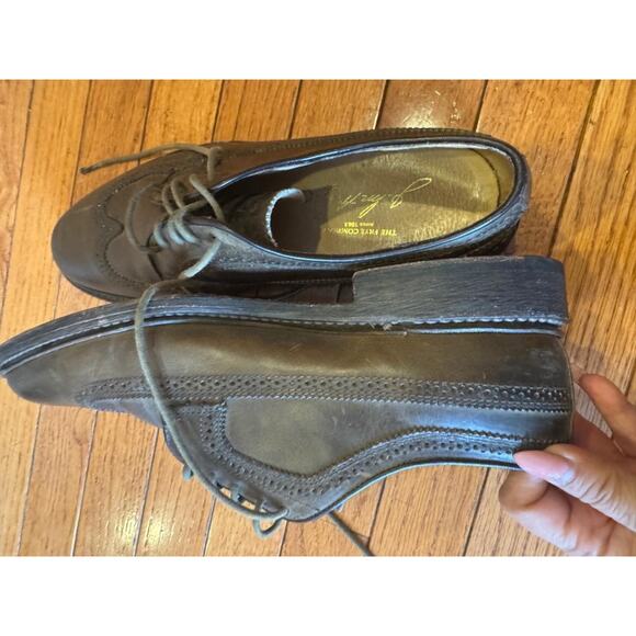 MENS FRYE 84625 JAMES WINGTIP OXFORD SHOES SIZE 10D (800 main image 6